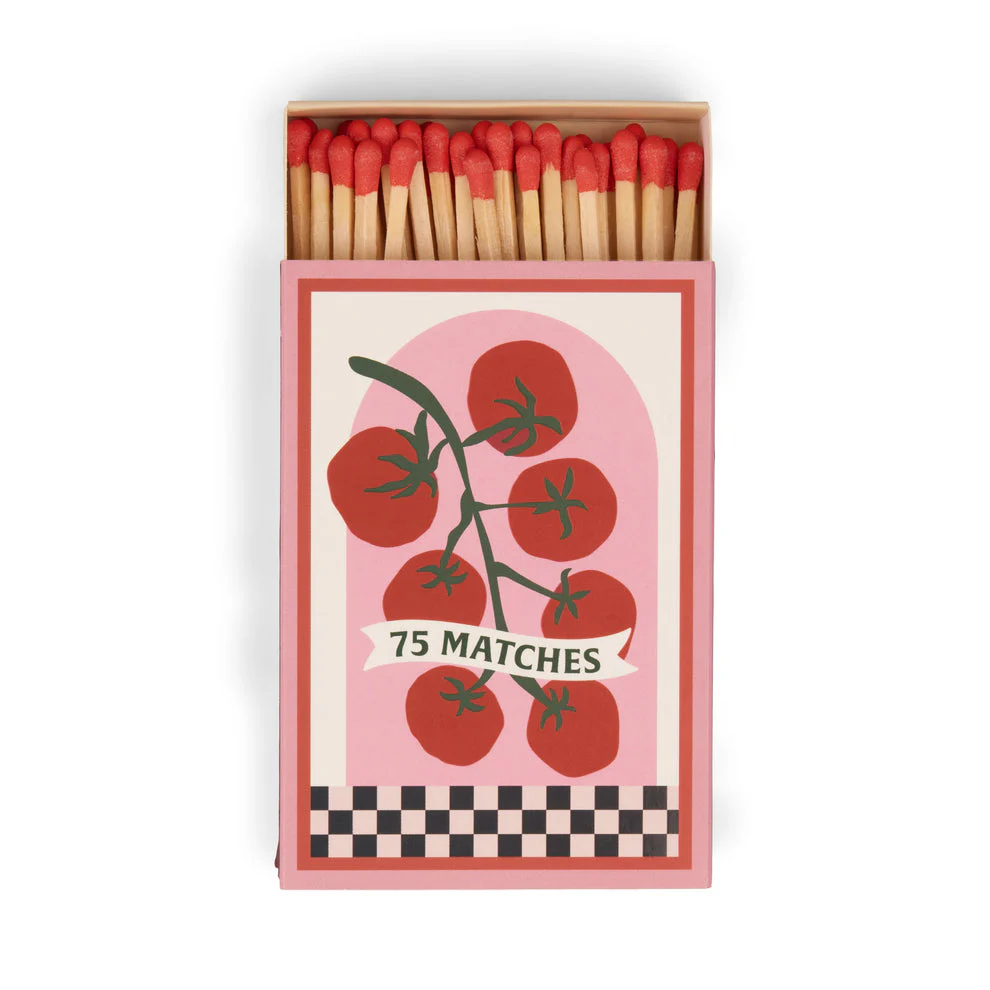 Designworks Collective Adopo Boxed Matches Tomato Vine  Red - 75 Matches (9.6 Cm) - Image 2