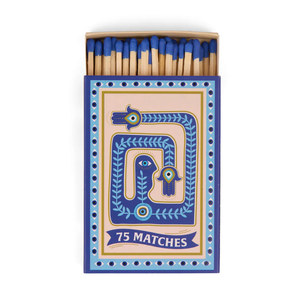 Designworks Collective Adopo 'Eye' Blue Boxed Matches 75pk - Image 2