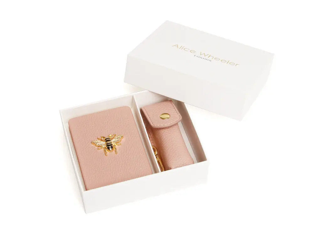 Alice Wheeler Oblong Compact Mirror & Liptick Holder Gift Set - Image 4