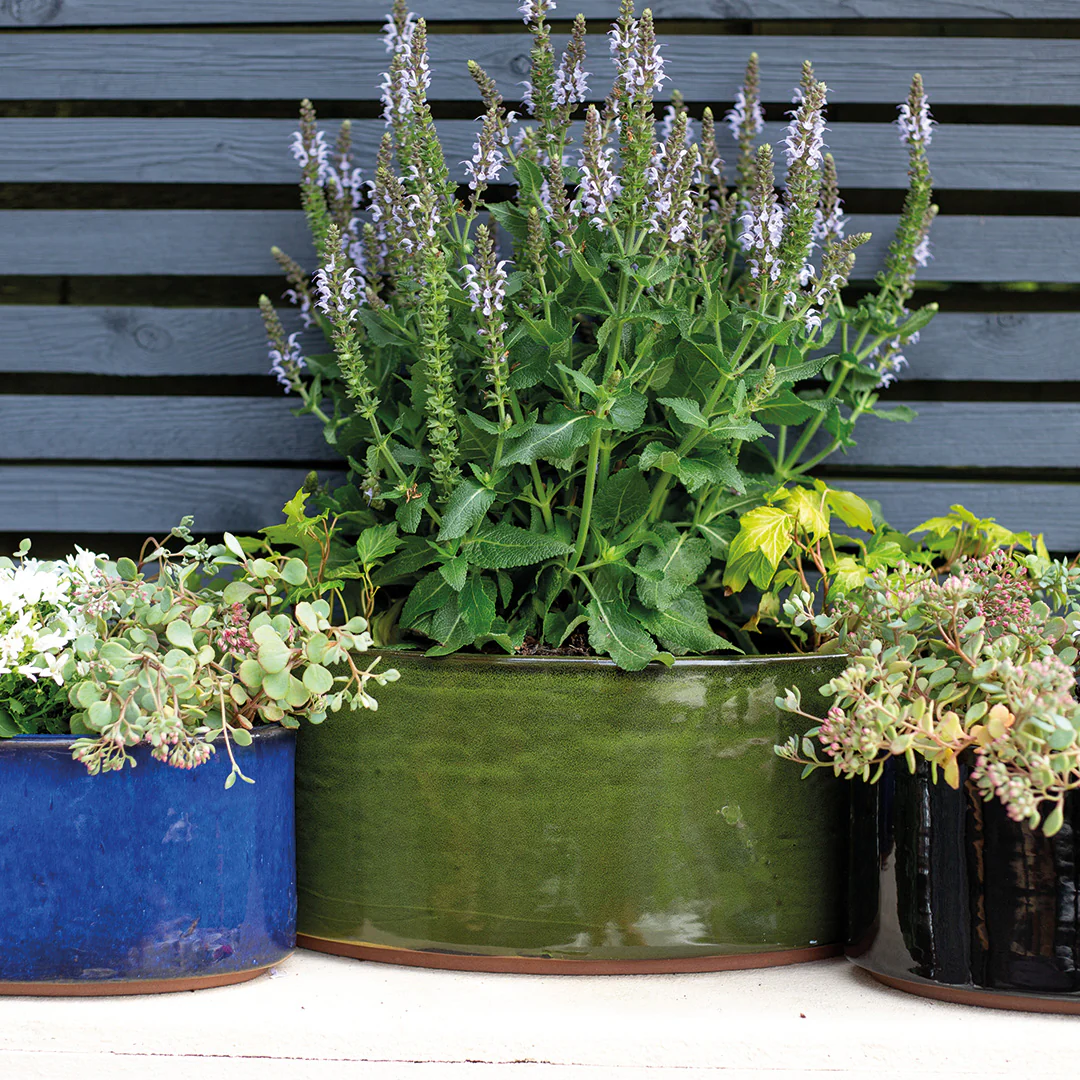 Apta Cambridge Green Glazed Trough 46Cm - Image 2