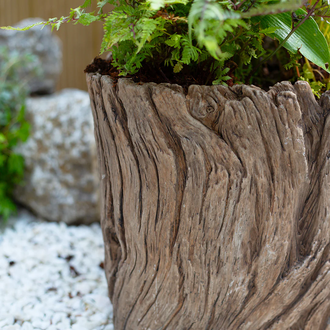 Apta Driftwood Log Planter 34Cm - Image 2