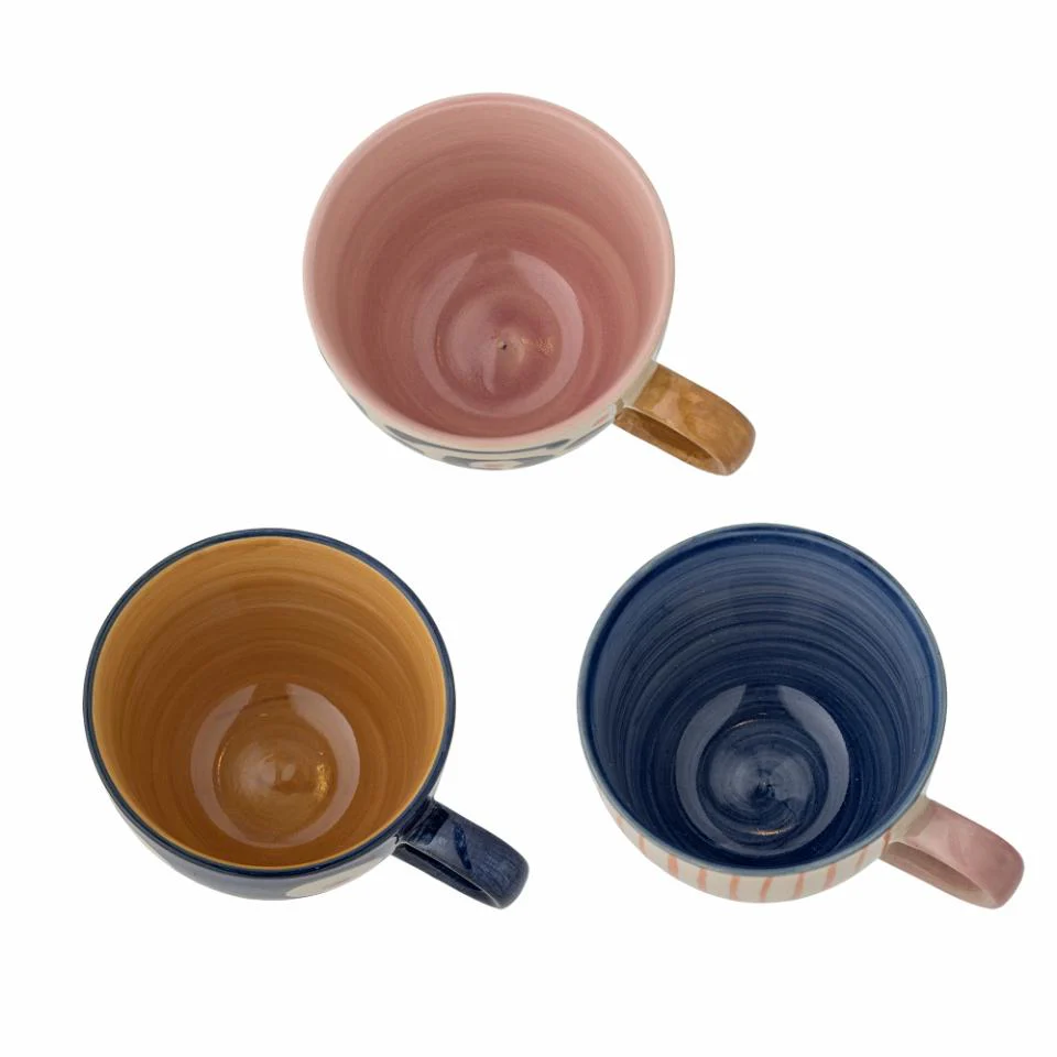 Bloomingville Eviaya Cup Blue Stoneware Single - Image 3