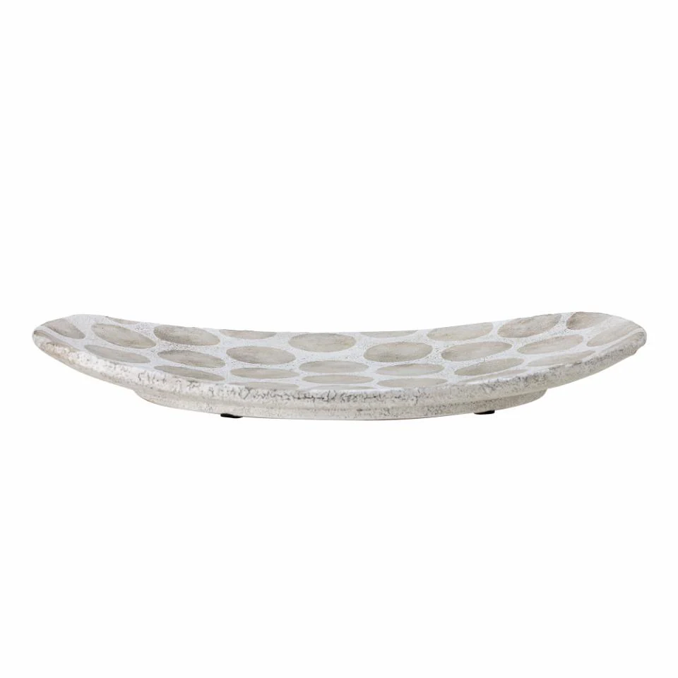 Bloomingville Felan Tray White Terracotta - Image 2