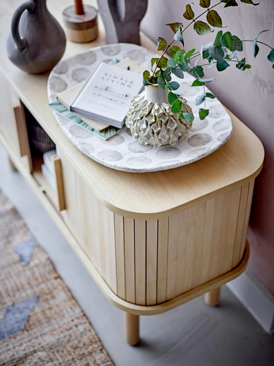 Bloomingville Felan Tray White Terracotta - Image 3
