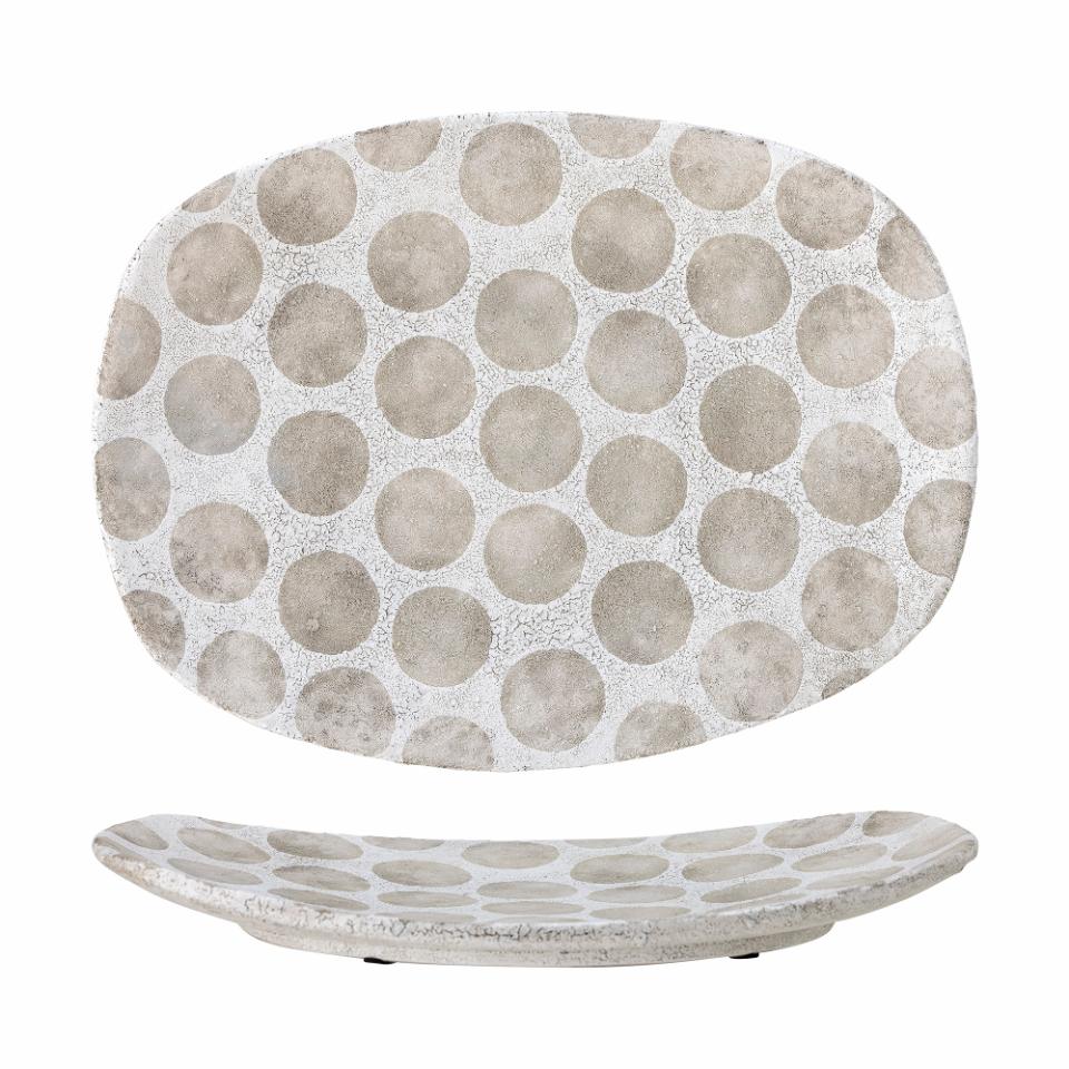 Bloomingville Felan Tray White Terracotta - Image 4