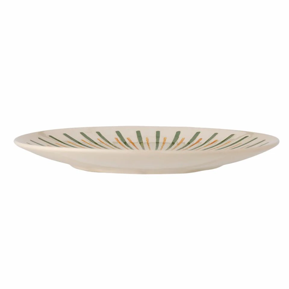 Bloomingville Heikki Serving Plate Green Stonewar - Image 2