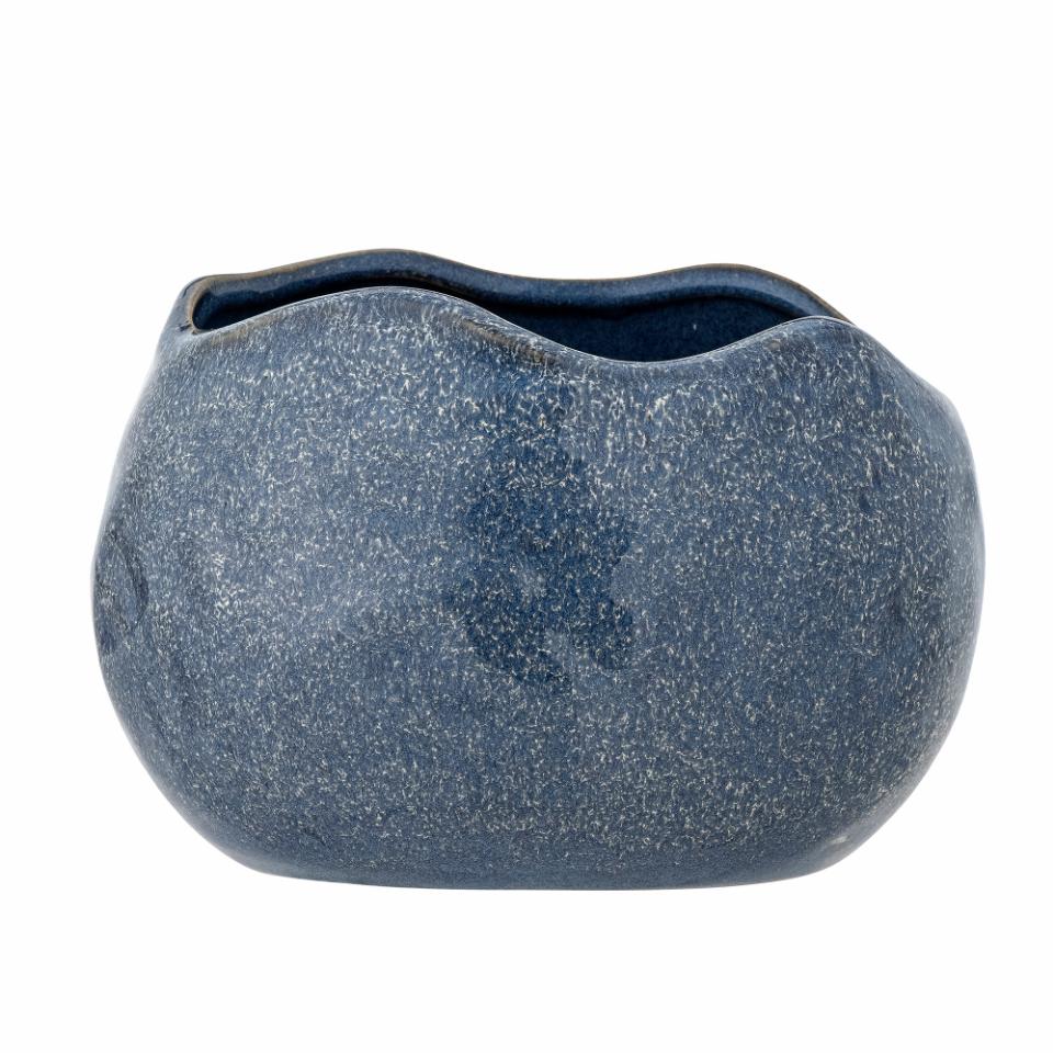 Bloomingville Pennie Flowerpot Blue Stoneware - Image 3
