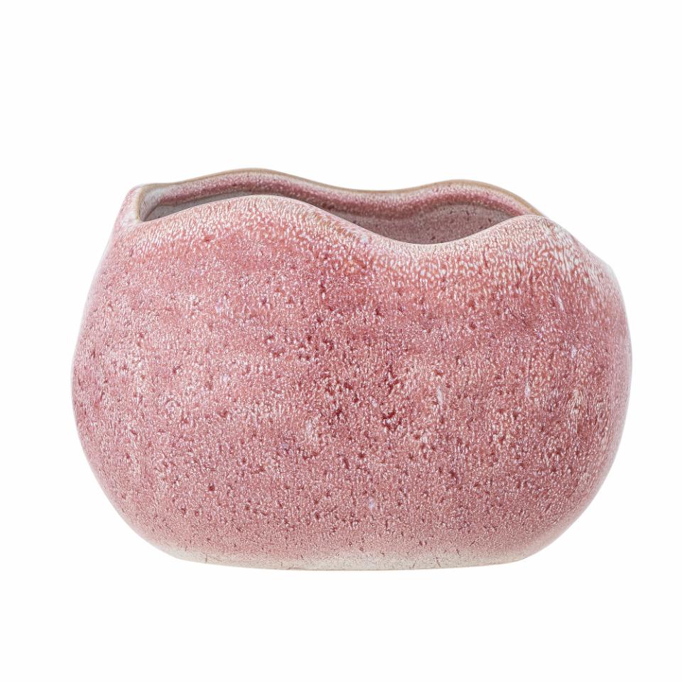 Bloomingville Pennie Flowerpot Pink Stoneware - Image 3