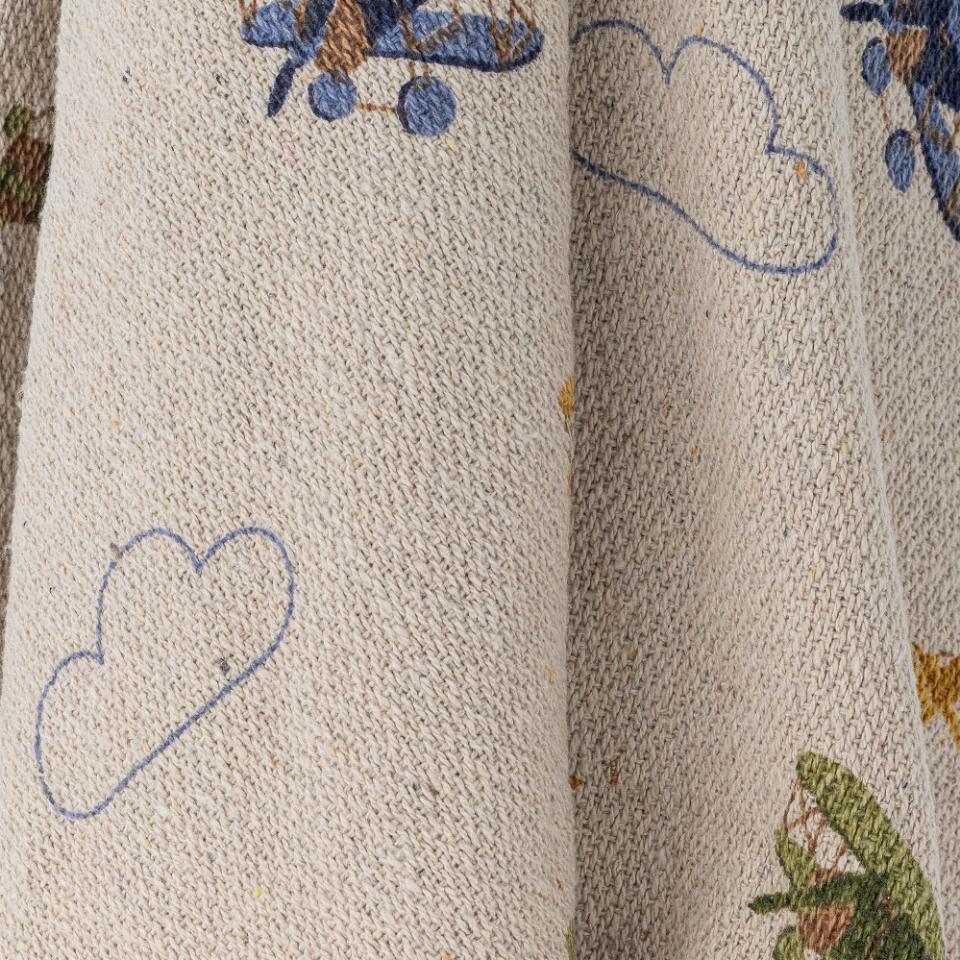 Bloomingville Plane Throw Nature Recycled Cotton - Image 4