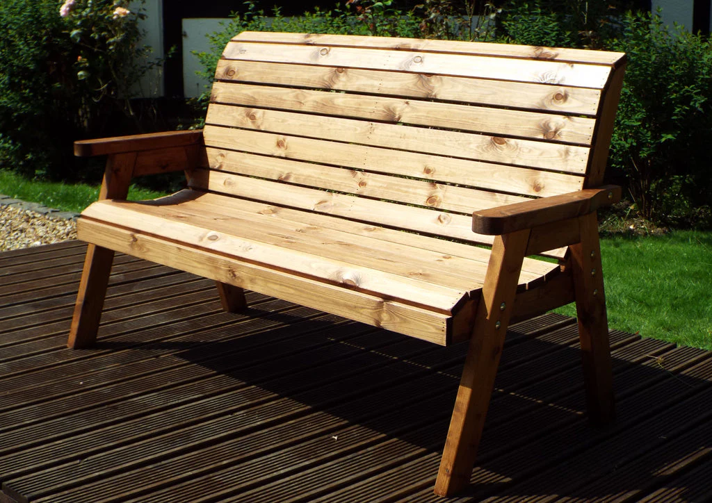 Charles Taylor Three Seat Winchester Wooden Bench - Image 2