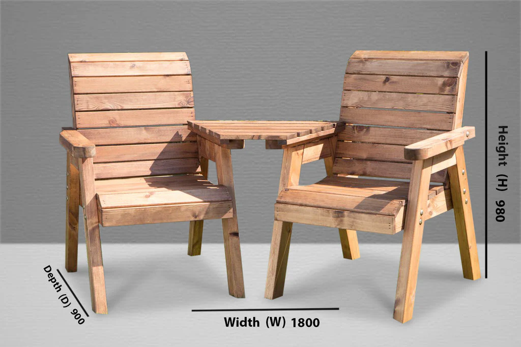 Charles Taylor Twin Set Angled Wooden Companion - Image 4