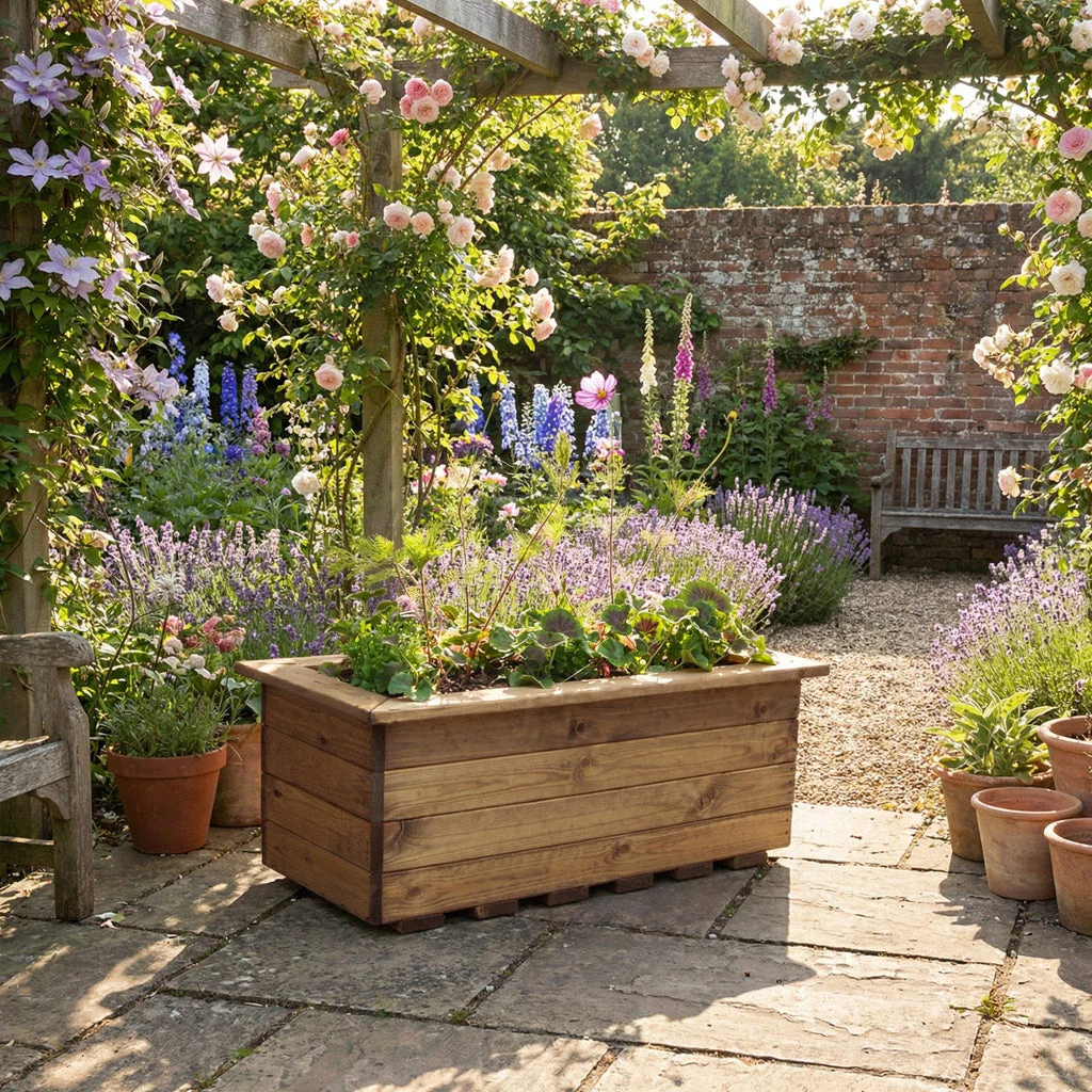 Charles Taylor Wooden Trough - Image 3