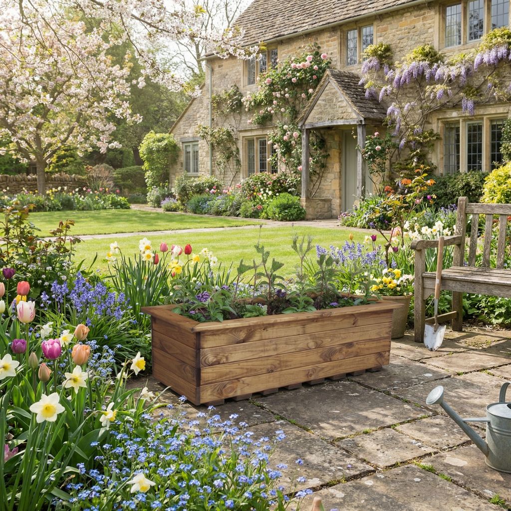 Charles Taylor Wooden Trough - Image 4