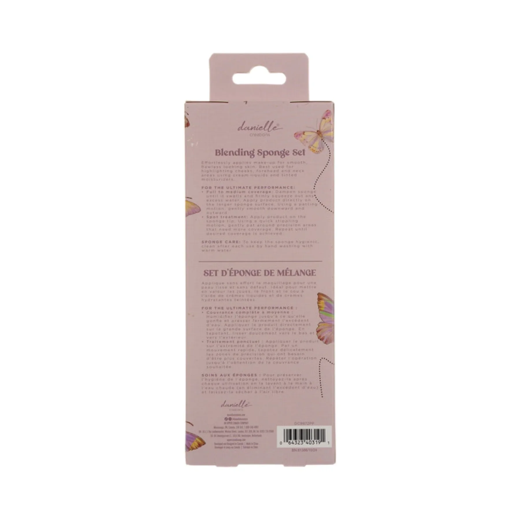 Danielle Creations Butterfly Blending Sponge Set 3Pcs - Image 3