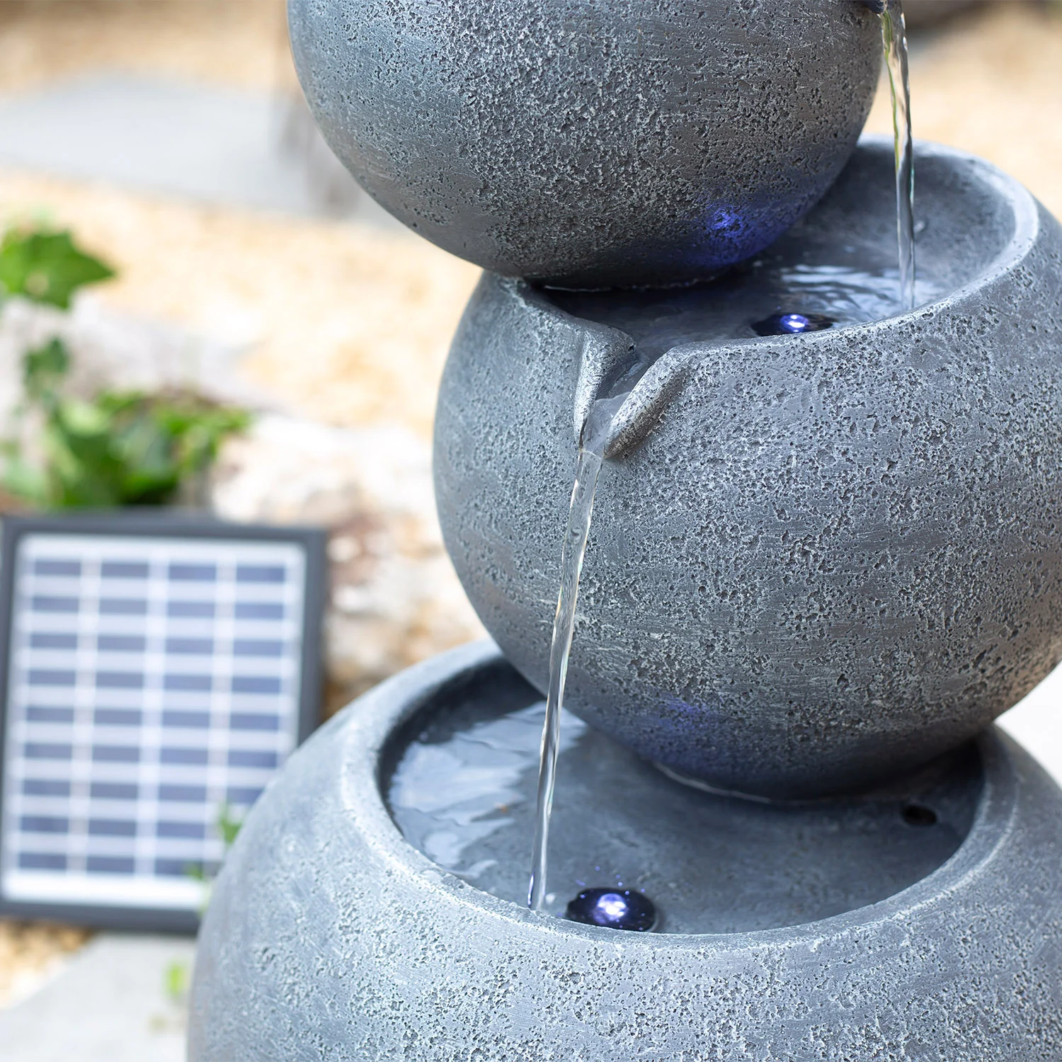 Easy Fountain Balanced Pours LED Hybrid Water Feature - Image 3