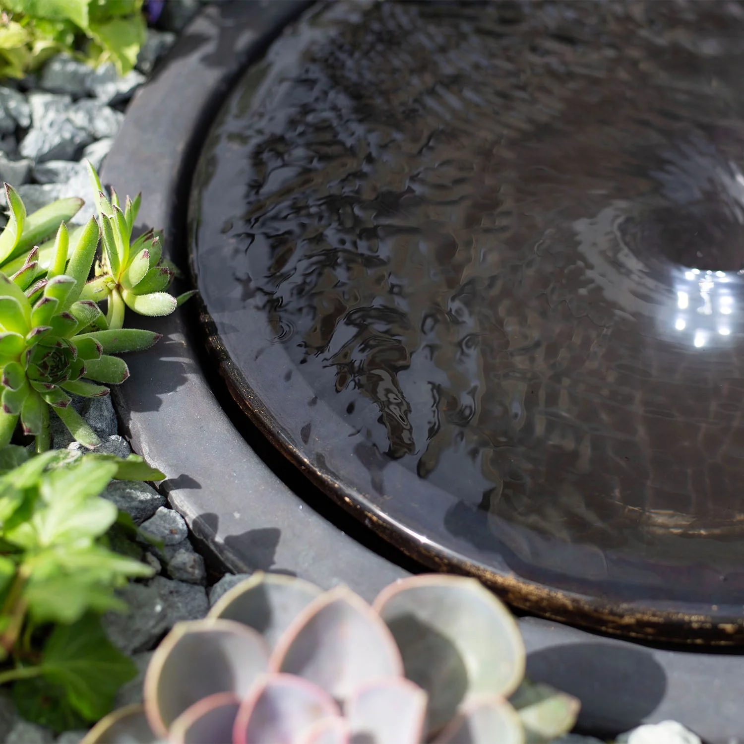Easy Fountain Vortex Pool with Planter Mains Water Feature - Image 3