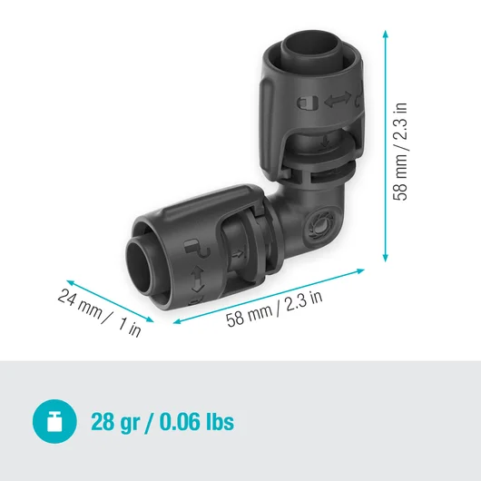 Gardena L-Joint 13 mm (1/2") 2pk - Image 4