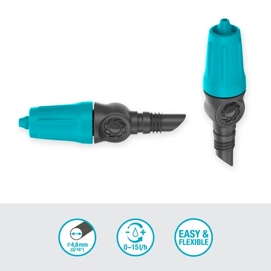 Gardena Adjustable Endline Drip Head 0–15 l/h 10pk - Image 3