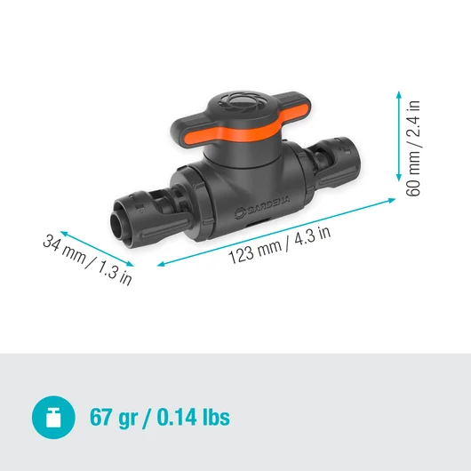 Gardena Shut-Off/Regulation Valve 13 mm (1/2") - Image 4
