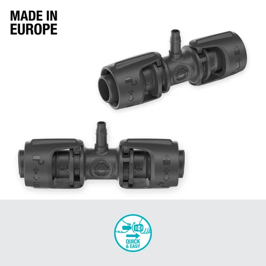 Gardena T-Joint 1/2" - 3/16" 5pk - Image 3