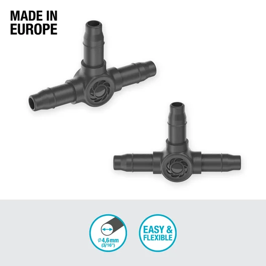 Gardena T-Joint 4.6 mm (3/16") 10pk - Image 3