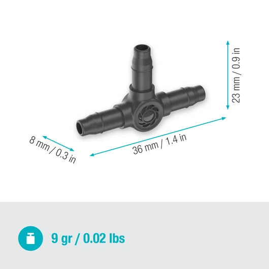 Gardena T-Joint 4.6 mm (3/16") 10pk - Image 4