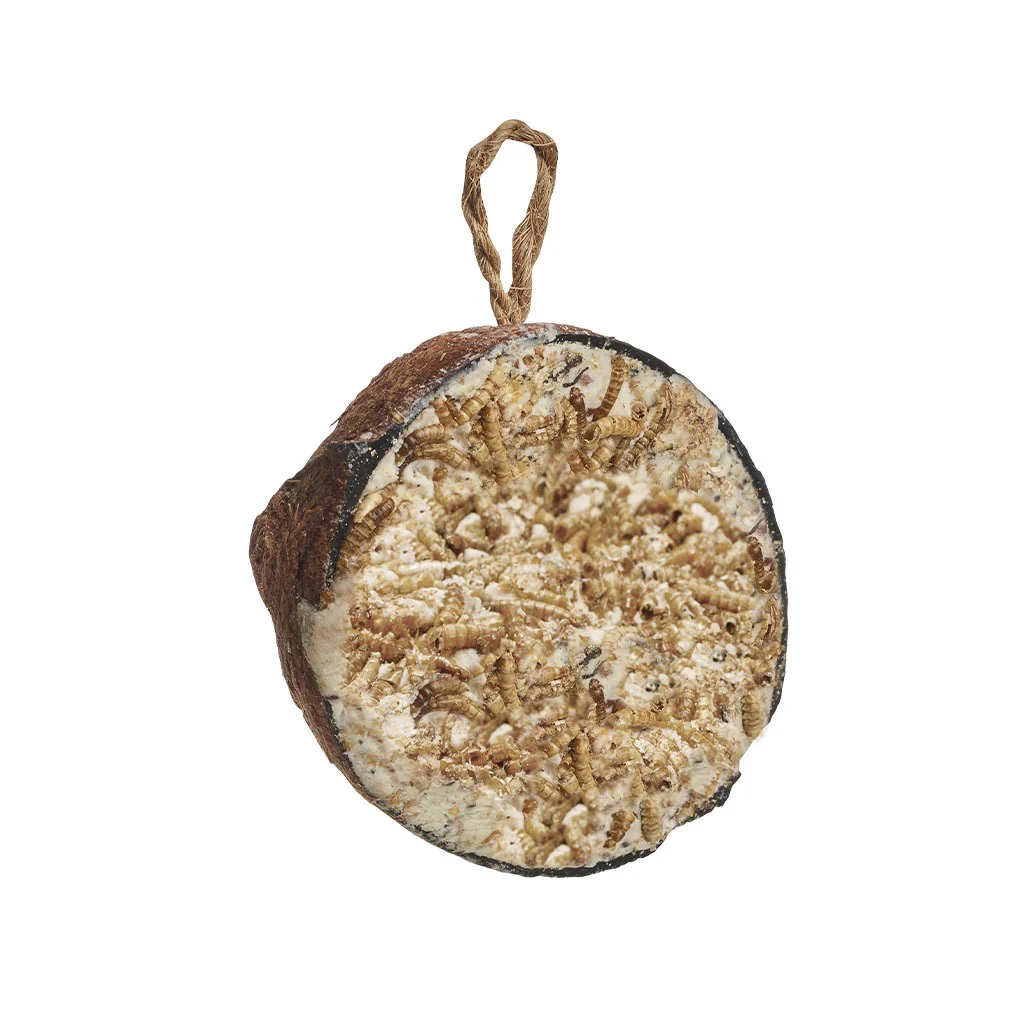 Gardman Supreme Coconut Feeder With Mealworms - Image 3