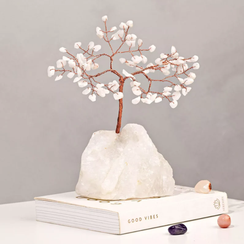 Serenity Gemstone Tree - White Jade - Image 2