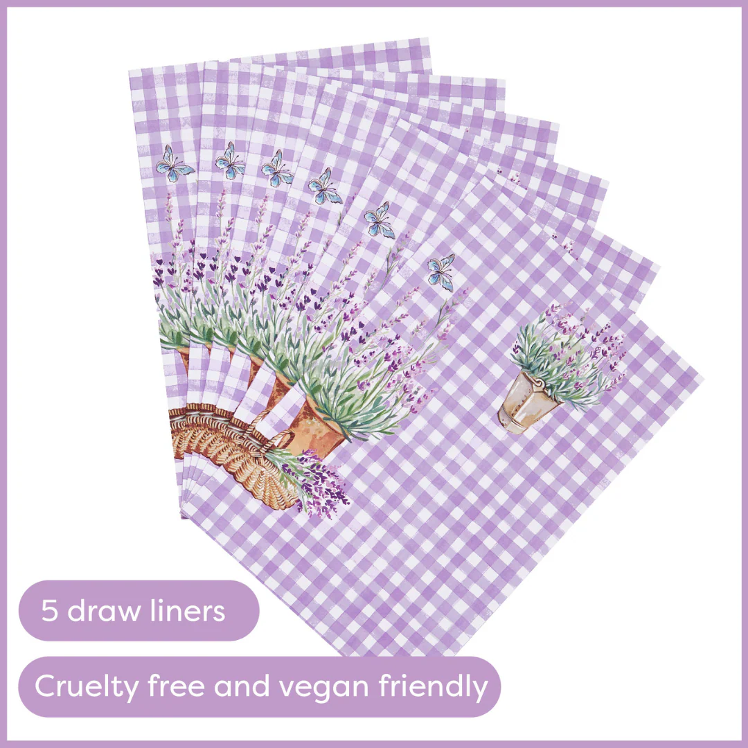 Heathcote & Ivory English Lavender Scented Drawer Liners - Image 2