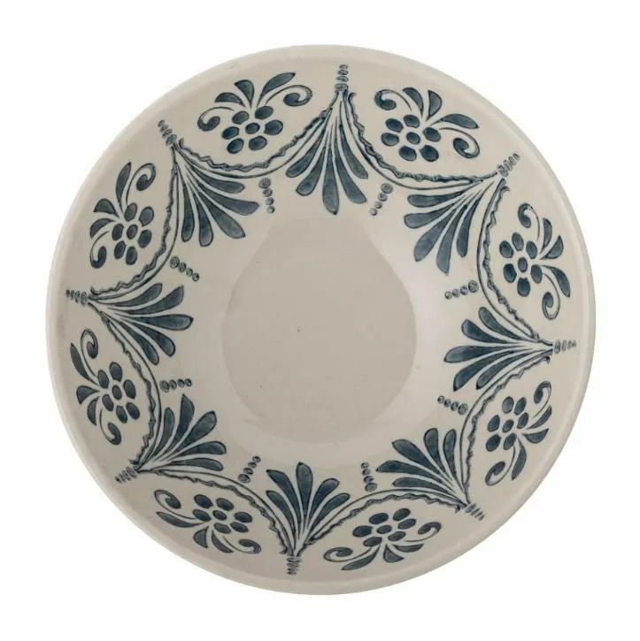 Heikki Bowl, Blue, Stoneware - Image 2