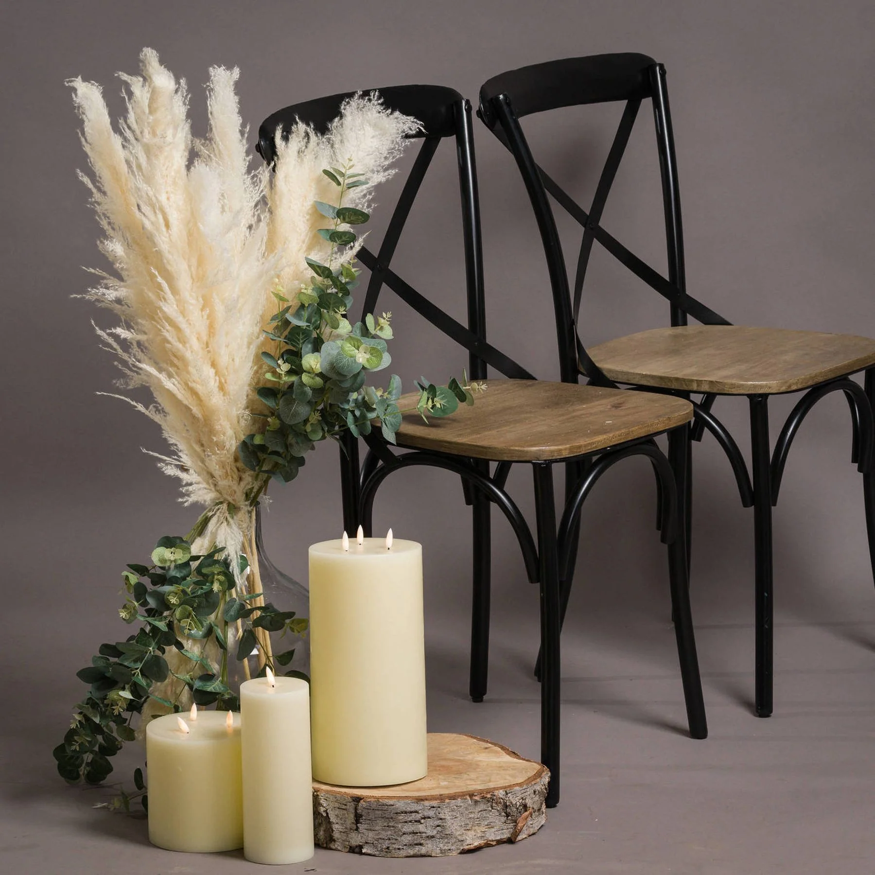 Hill Interiors Cream Pampas Grass Stem - Image 2