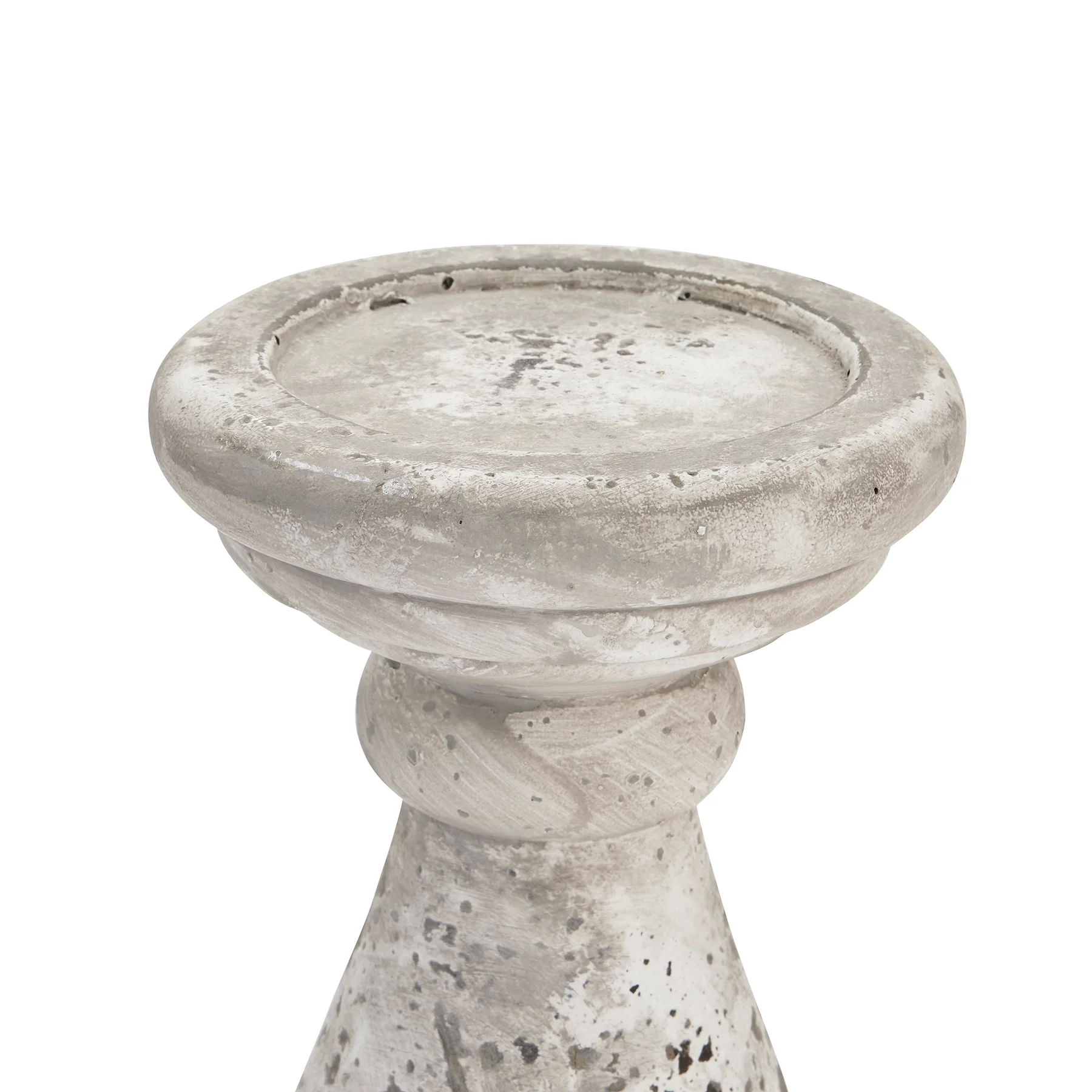 Hill Interiors Large Stone Ceramic Candle Holder - Image 2