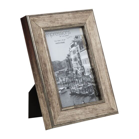 Impressions Tarnished Pewter Look Photo Frame 4x6" - Image 4