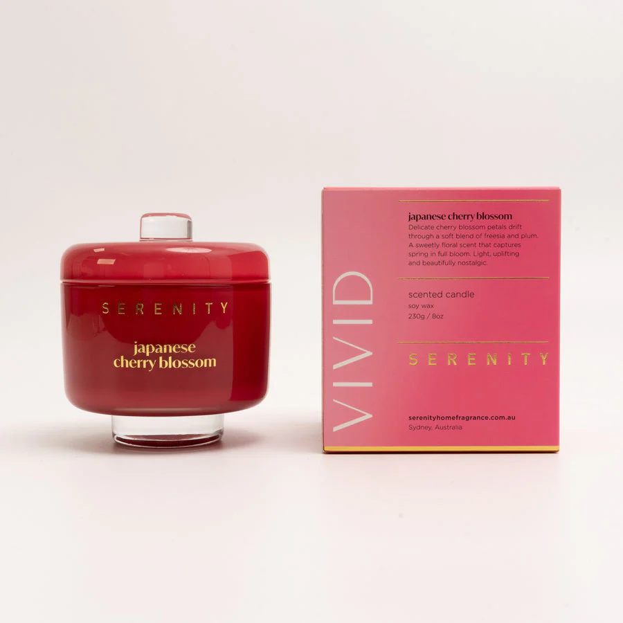 Vivid Serenity Japanese Cherry Blossom 230g Candle - Image 2