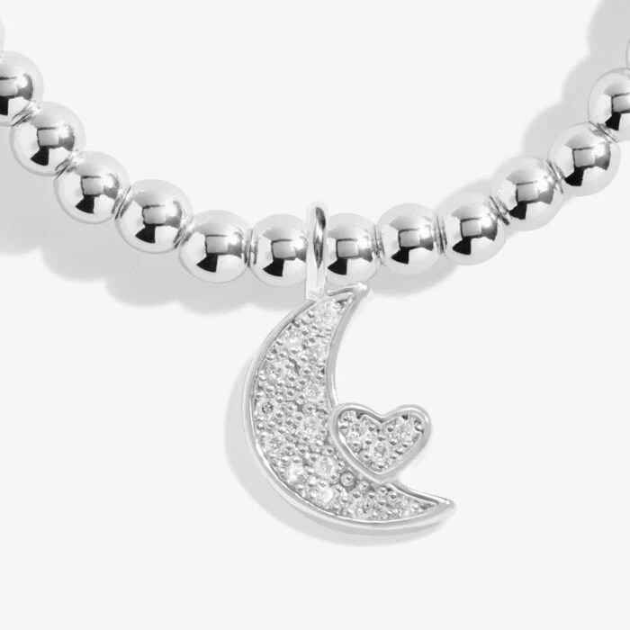 Joma Jewellery Confetti A Little ' Love You To The Moon And Back ' Bracelet - Image 3