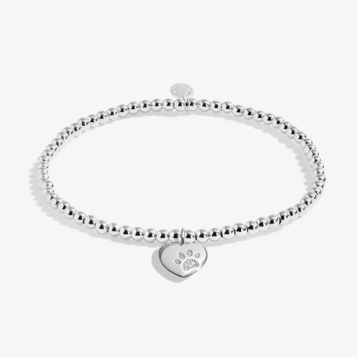 Joma Jewellery A Little 'Pets Leave Pawprints On Our Hearts' Bracelet - Image 2
