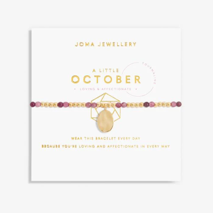 Joma Jewellery A Little 'Birthstone' Gold Plated Bracelet - Image 10