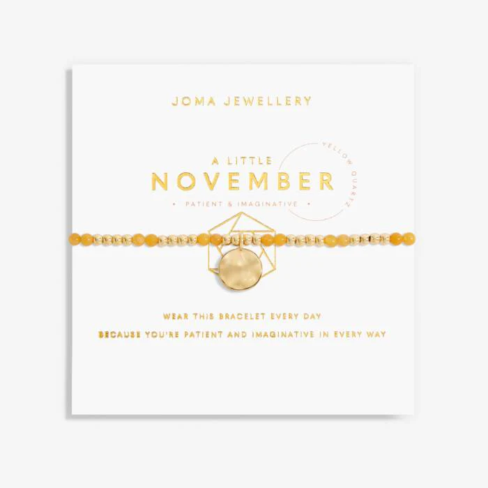 Joma Jewellery A Little 'Birthstone' Gold Plated Bracelet - Image 11