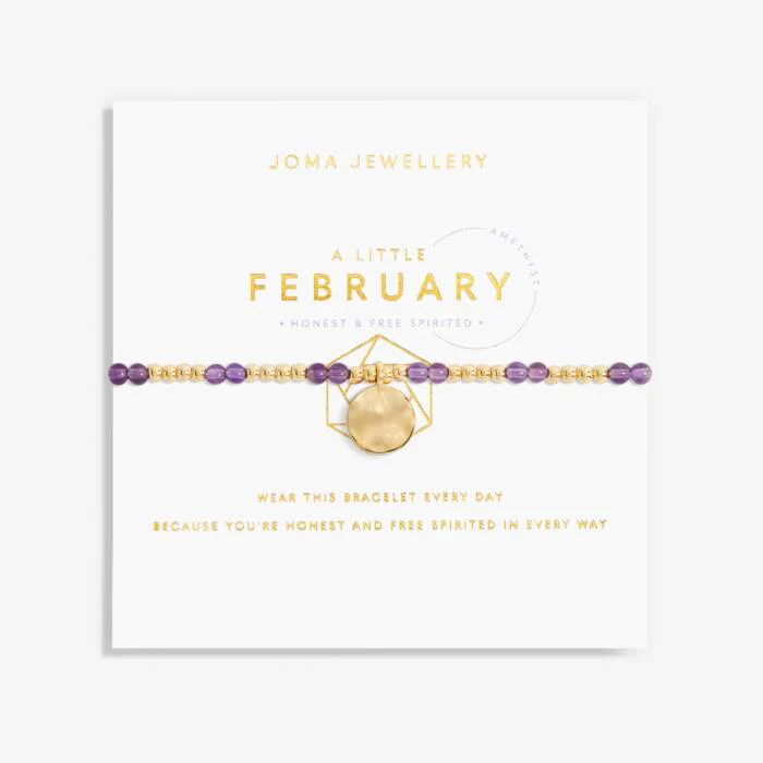 Joma Jewellery A Little 'Birthstone' Gold Plated Bracelet - Image 2