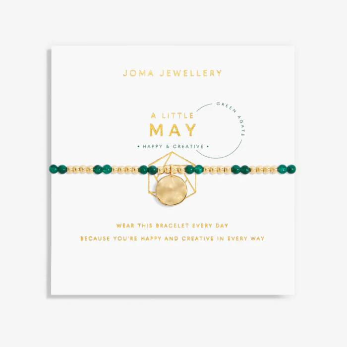 Joma Jewellery A Little 'Birthstone' Gold Plated Bracelet - Image 5