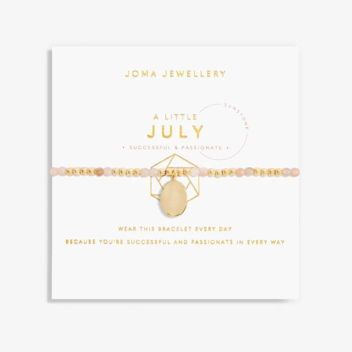 Joma Jewellery A Little 'Birthstone' Gold Plated Bracelet - Image 7