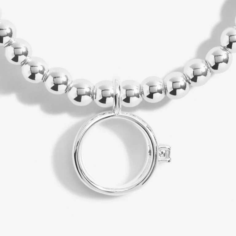 Joma Jewellery A Little 'You'Re Engaged!' Silver Plated Bracelet - Image 2