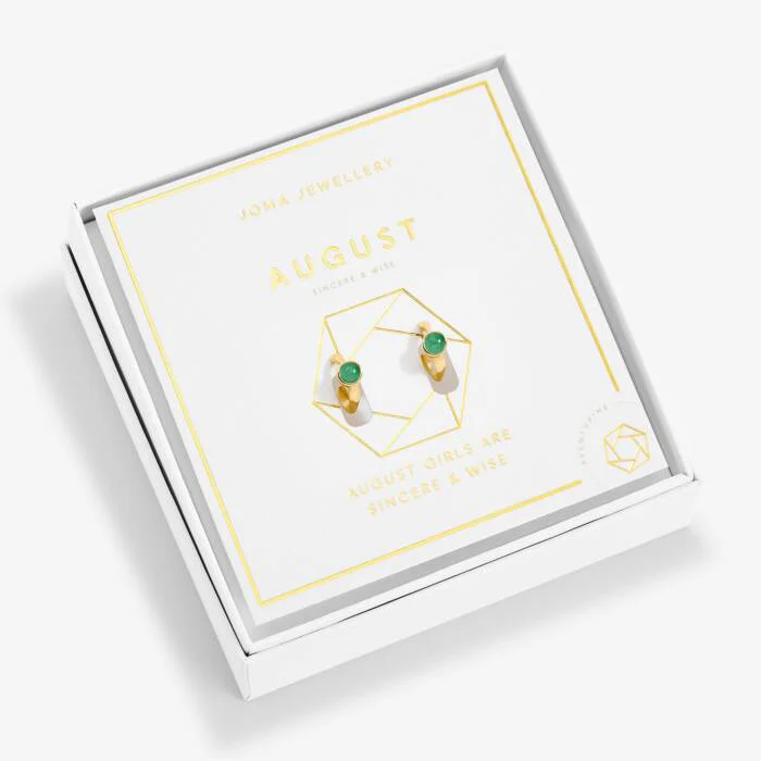 Joma Jewellery A Little 'Birthstone' Gold Plated Hoop Earrings - Image 8
