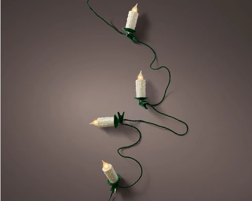 Kaemingk LED Candle Lights Indoor Classic White L1160cm - Image 3