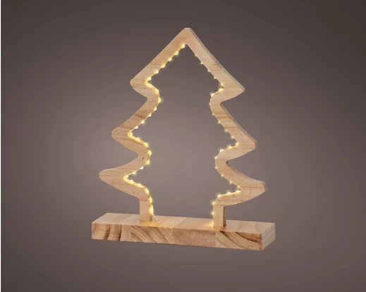 Lumineo Micro LED Wood Frame Tree - Image 2
