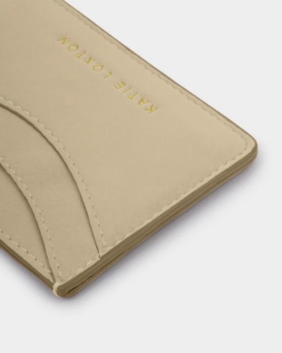 Katie Loxton Alba Cardholder Desert Sand Suedette - Image 3