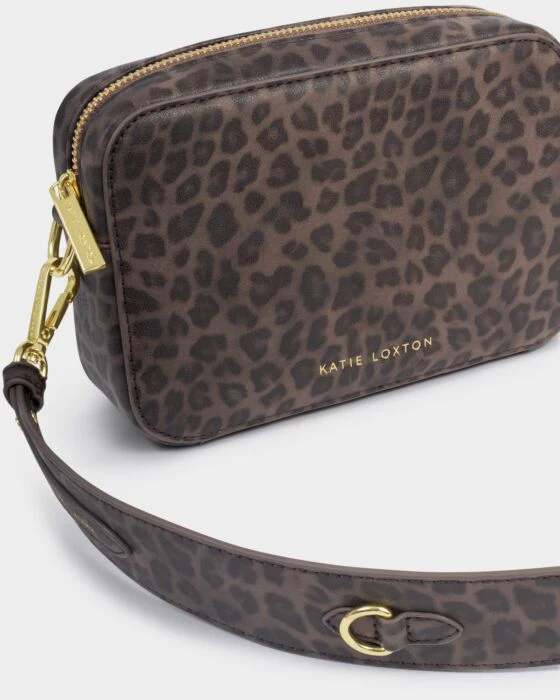 Katie Loxton Avery Small Crossbody Bag Leopard - Image 2