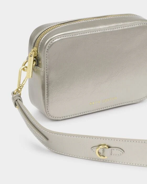 Katie Loxton Avery Small Crossbody Bag Pewter - Image 2