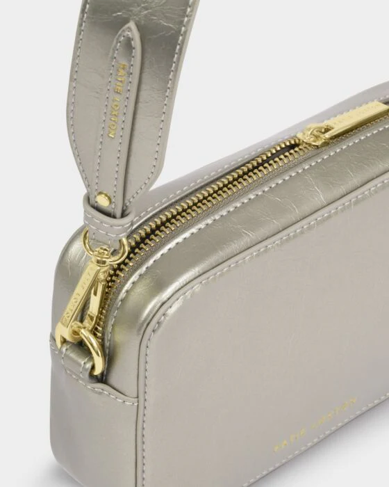Katie Loxton Avery Small Crossbody Bag Pewter - Image 3
