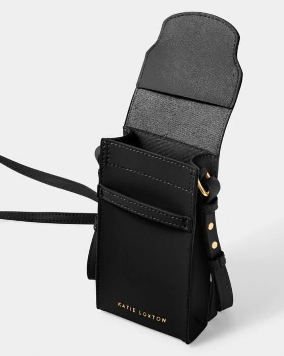 Katie Loxton Cece Phone Crossbody Bag Black - Image 2